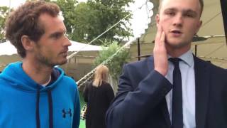 Andy Murray Meets Andy Murray as Impressionist Nails Voice of the Tennis Star [upl. by Cid]