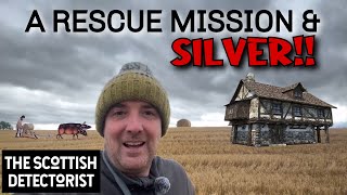 A metal detecting RESCUE MISSION and return to the SILVER FIELD [upl. by Aihsemek]