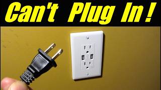 How to Plug In an Electrical Outlet that is Child Safety and Tamper Proof [upl. by Hares]