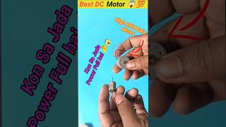 Best DC Motor Experiment🤩😱 Science ExperimentDC Motor Projectsdcmotorexperimentshorts [upl. by Airdnaxila]