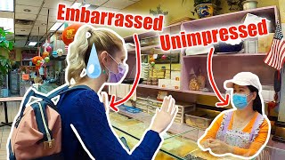 American Girl EMBARRASSES herself speaking CANTONESE 在纽约唐人街讲普通话与广东话！ [upl. by Ertnom932]