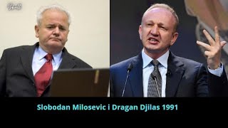 Slobodan Milosevic i Dragan Djilas 1991 [upl. by Redmond]