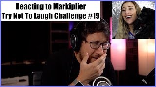 Reacting to Markiplier Try Not To Laugh Challenge 19 [upl. by Stacie]