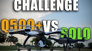 YUNEEC Q500 Vs SOLO CHALLENGE [upl. by Namas]