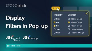 How to Create a Popup with Filters in Elementor  JetPopup amp JetSmartFilters [upl. by Delaryd]