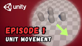 RTS Game Tutorial  Unity  Episode 1  Basic Unit Movement [upl. by Eniamraj]