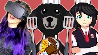 Im A CAT Cooking for ANIME DOG GIRLS in VR Dont Ask Just Click [upl. by Ennayk]