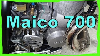 Maico 700 Two Stroke 2 Stroke ATK Intimidator Dirtbike [upl. by Assilym]