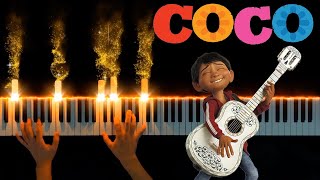 Remember Me Coco  Piano Sheet Music [upl. by Ahsatel]