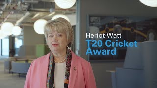 Introducing HeriotWatt T20 Cricket Award [upl. by Akehsal]