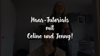 Haar Tutorials mit Celine und Jenny  Wasserfallzopf [upl. by Bamford]