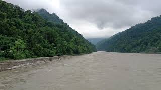 Furious River Tista at Sevok Bridge on 15062024 [upl. by Talmud357]