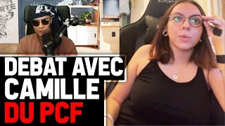 DEBAT AVEC CAMILLE DU PCF QUI MA CLASH SUR TWITTER [upl. by Enois913]