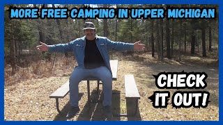 Retired Vanlife More FREE CAMPING in Upper Michigan [upl. by Adnohsed]