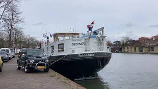 Vaartocht Tweede Paasdag aankomst woonschip Robbedoes via Merwedekanaal in Vreeswijk Nieuwegein [upl. by Maggs]