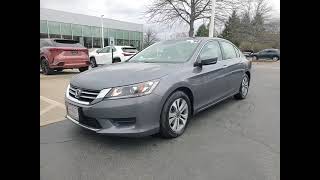 2014 Honda Accord LX Schaumburg IL Q3420A [upl. by Britteny]