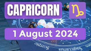 Capricorn horoscope  Capricorn Horoscope for Today 1 August 2024 [upl. by Morgan]