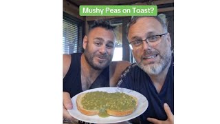 Mushy peas on toast mushypeas beansontoast traditional britishfood british american [upl. by Scarface]