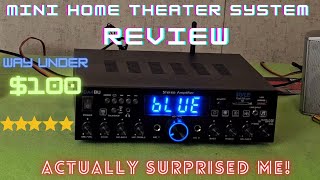 REVIEW Pyle MultiChannel 200W Power Amplifier Home Audio Receiver System [upl. by Mosi]