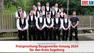 Freisprechung BaugewerbeInnung Kreis Segeberg 2024 [upl. by Kelda]