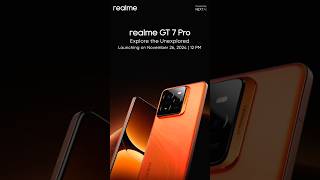 Realme gt 7 pro 😧launch date जल्दी देखो [upl. by Eerrehc]