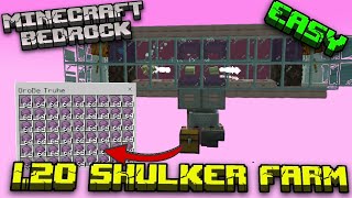 120 SHULKER FARM TUTORIAL in Minecraft Bedrock Deutsch ¦ DaedalCraft [upl. by Nallij627]