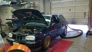 STOCK Vr6 with shortrunner and cams dyno [upl. by Patsy]