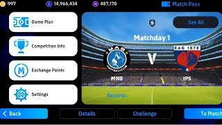 Manchester City vs Ipswich BW Efootball match 1 [upl. by Thagard]