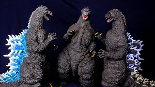 Godzilla 1991 XPlus Review All 3 Versions of 30 cm Yuji Sakai Abashiri Fierce Fight [upl. by Johns155]