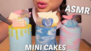 Mini Cakes ASMR Soft Relaxing Eating Sounds Light Whisper NE Lets Eat [upl. by Malorie481]