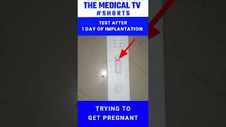 Pregnancy test after implantation bleeding  implantation preganancy test implantation pregnancy [upl. by Mcgannon111]