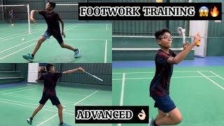 Take your GAME to next level with this FOOTWORK 👌🏻💪🏻🔥  Badminton Unlimited  badmintontraining [upl. by Lucita]