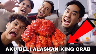 AKU BELI ALASKAN KING CRAB 😂 KETAM PALING MAHAL DI DUNIA 😱🦀 [upl. by Amikahs]