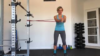 Pallof press  Resistance band core exercise [upl. by Purpura]