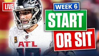 Fantasy Football Week 6 Start or Sit Lineup Advice 2024 [upl. by Lishe]