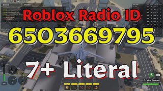 Literal Roblox Radio CodesIDs [upl. by Budding]