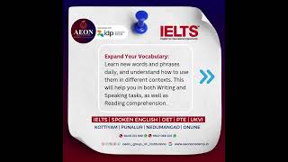 IELTS TIPS  AEON KOTTIYAM  AEON PUNALUR  AEON NEDUMANGAD IELTS OETPTEUKVISPOKEN ENGLISH [upl. by Ellekram]