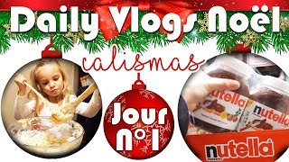 NYCYLA CALISMAS 1 COURSES ET SABLÉS POUR LE RÉVEILLON DE NOËL 🍪 [upl. by Anyad978]