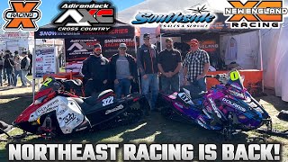 SNOWMOBILE RACING IN THE NORTHEAST IS STRIVING ADK CROSS COUNTRY  NEXC  X RACING  LETS GO RACING [upl. by Thorncombe127]