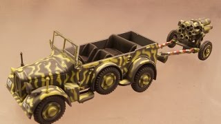 模型 ドイツ ホルヒ Kfz15＋105cm軽榴弾砲 172 ALTAYA [upl. by Dorcy396]