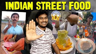 Its Very Wrong Bro😱Worst amp Weirdest Indian Street Food🤮 Maggi Milkshake Pepsi Omelette  Tamil [upl. by Aihtenyc]