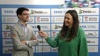 A sole lead for Anish Giri  Round 4 [upl. by Paula]