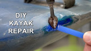 How to Repair a Kayak with an Airless Plastic Welder [upl. by Eiramrebma]