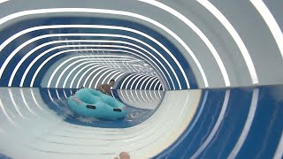 Longest Water Slide at Galaxy Erding [upl. by Aleda]