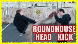 How to Roundhouse Kick to the Head KO in a Street Fight [upl. by Na116]