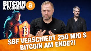 Sam Bankman Fried verschiebt 250 Mio  Bitcoin fällt tief [upl. by Kai]