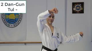 ITF Taekwondo Patterns part 1 [upl. by Janifer]