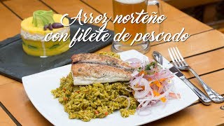 Receta de Arroz Norteño con Filete de Pescado Frito  Mi Causita [upl. by Donavon]