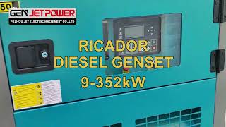 OEM Price 3 Phases Diesel Generator with Silent Canopy Powered by RICARDO Engine [upl. by Ume644]