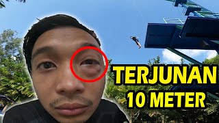 MATA BENGKAK TERJUN 10 METER  DOKTOR SURUH BEDAH [upl. by Purcell]